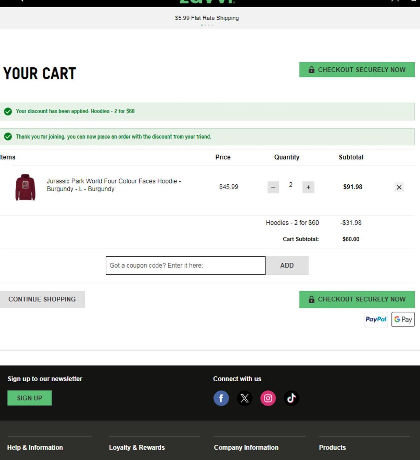 How to apply Zavvi US coupon code